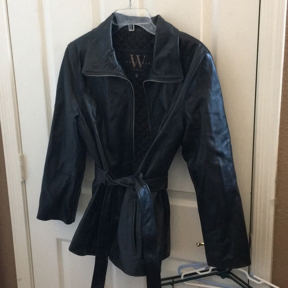 FINAL MARKDOWN LADIES winlit leather jacket small - Picture 1 of 5